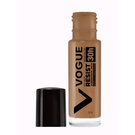 BASE MAQUILLAJE VOGUE RESIST LD CANELA 30 ML