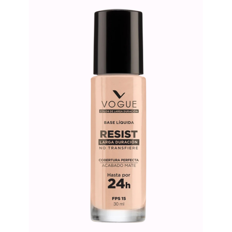BASE MAQUILLAJE VOGUE RESIST LD PETALO 30 ML