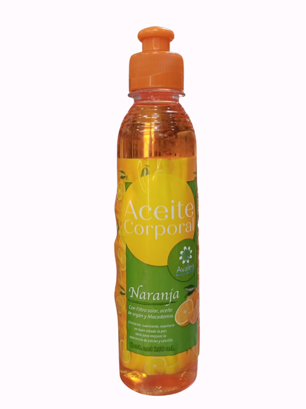 ACEITE AVALEIS NARANJA 250 ML CORPORAL