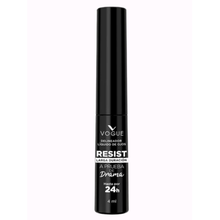 DELINEADOR LIQUIDO OJOS VOGUE RESIST NEGRO 4ML