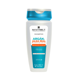 SHAMPOO MAXIBELT ARGAN Y JALEA REAL  400 ML
