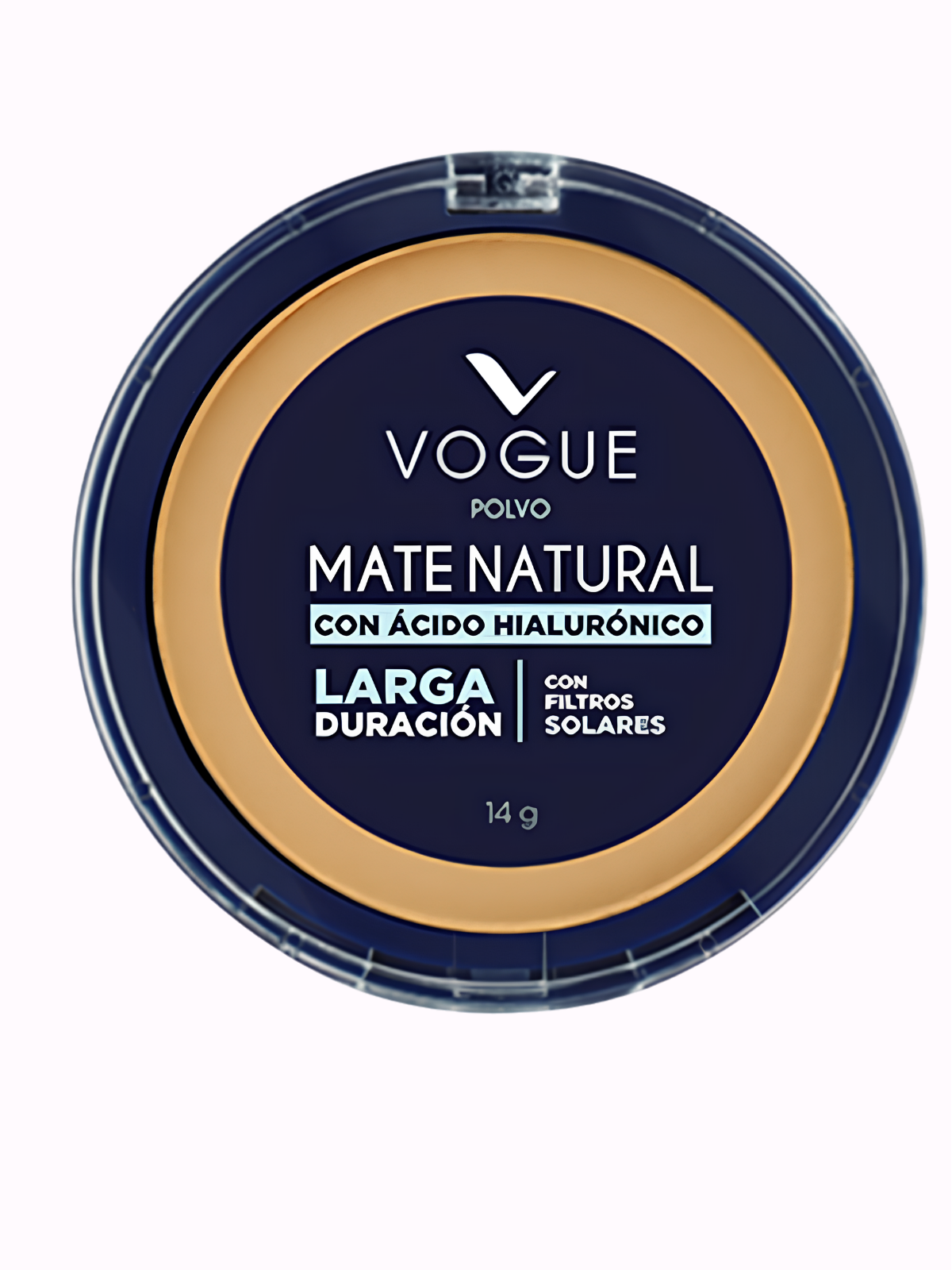 POLVO COMPACTO VOGUE MATE NATURAL ACEITUNA 14G