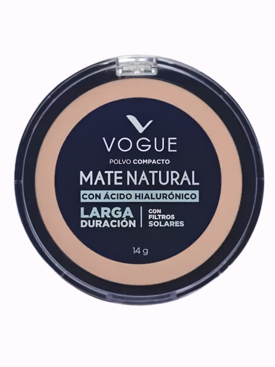POLVO COMPACTO VOGUE MATE NATURAL GITANO 14 GR