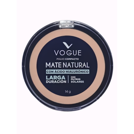 POLVO COMPACTO VOGUE MATE NATURAL GITANO 14 GR