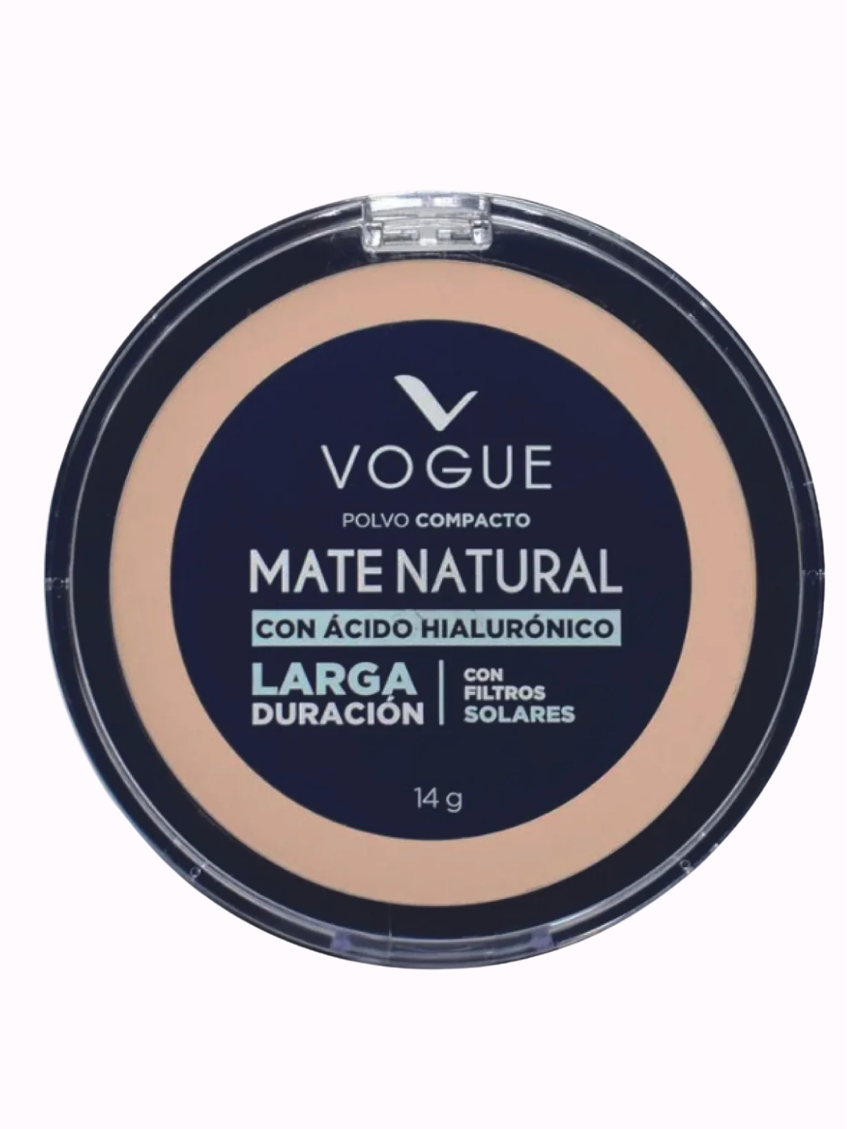 POLVO COMPACTO VOGUE MATE NATURAL CANELA 14G
