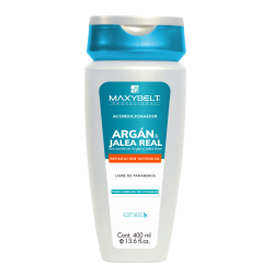 ACONDICIONADOR MAXIBELT ARGAN Y JALEA REAL 400 ML