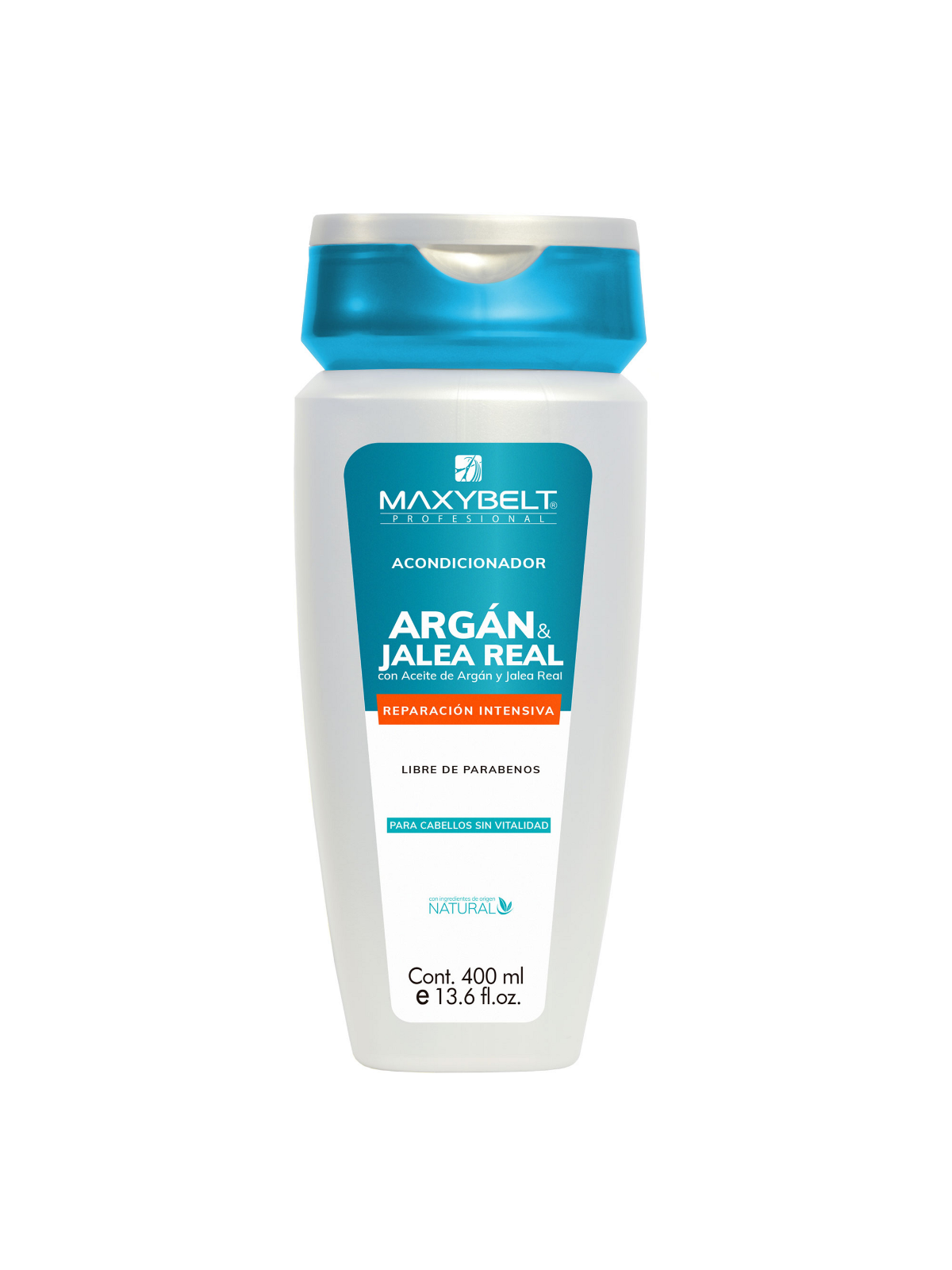 ACONDICIONADOR MAXIBELT ARGAN Y JALEA REAL 400 ML