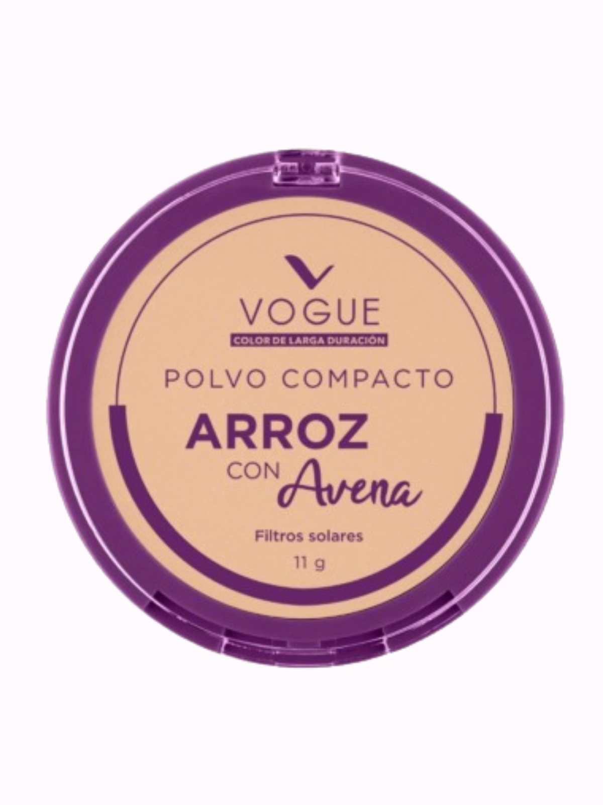 POLVO COMPACTO VOGUE ARROZ VAINILLA 11G