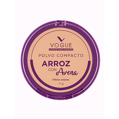 POLVO COMPACTO VOGUE ARROZ HABANA