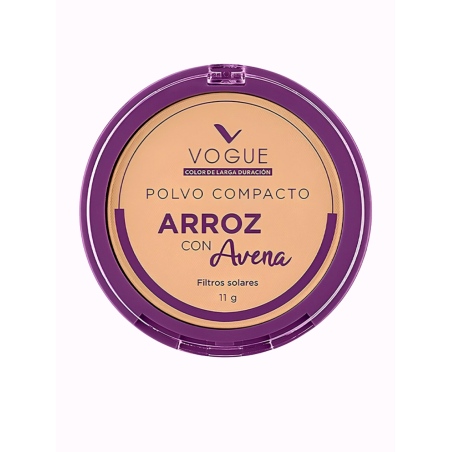 POLVO COMPACTO VOGUE ARROZ ALMENDRA