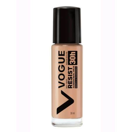 BASE MAQUILLAJE VOGUE RESIST LD CARAMELO 30 ML