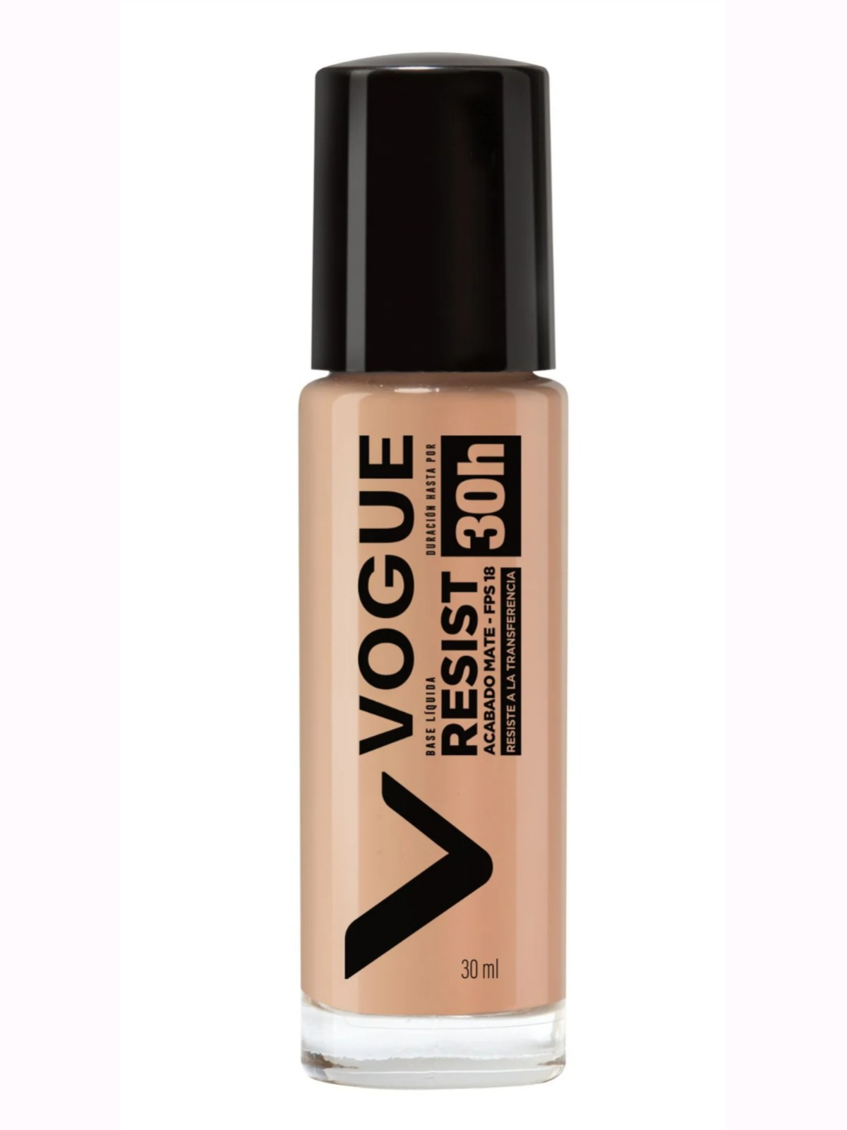 BASE MAQUILLAJE VOGUE RESIST LD CARAMELO 30 ML