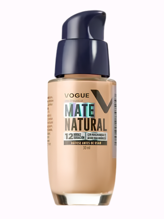 BASE VOGUE VALVULA NATURAL MATE CAPUCCINO 30ML