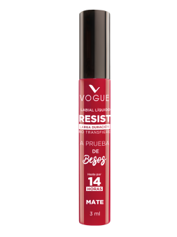 LABIAL LIQ VOGUE RESIST DECIDIDA MATE 3ML