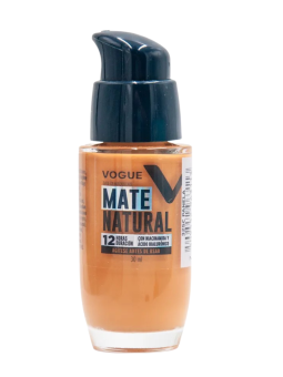 BASE VOGUE VALVULA NATURAL MATE PANELA 30ML
