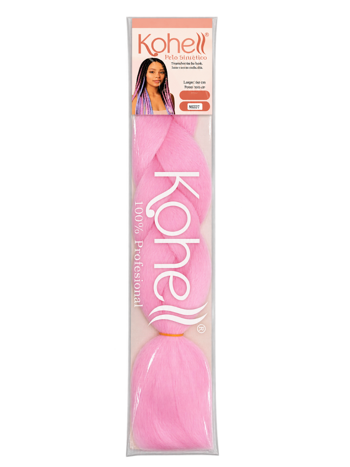 PELO KANEKALON INFINITY KOHELL UNICOLOR TR-YG2317 ROSA