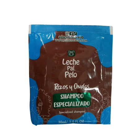 SHAMPOO LECHE PAL PELO RIZOS & ONDAS 30 ML (*24)