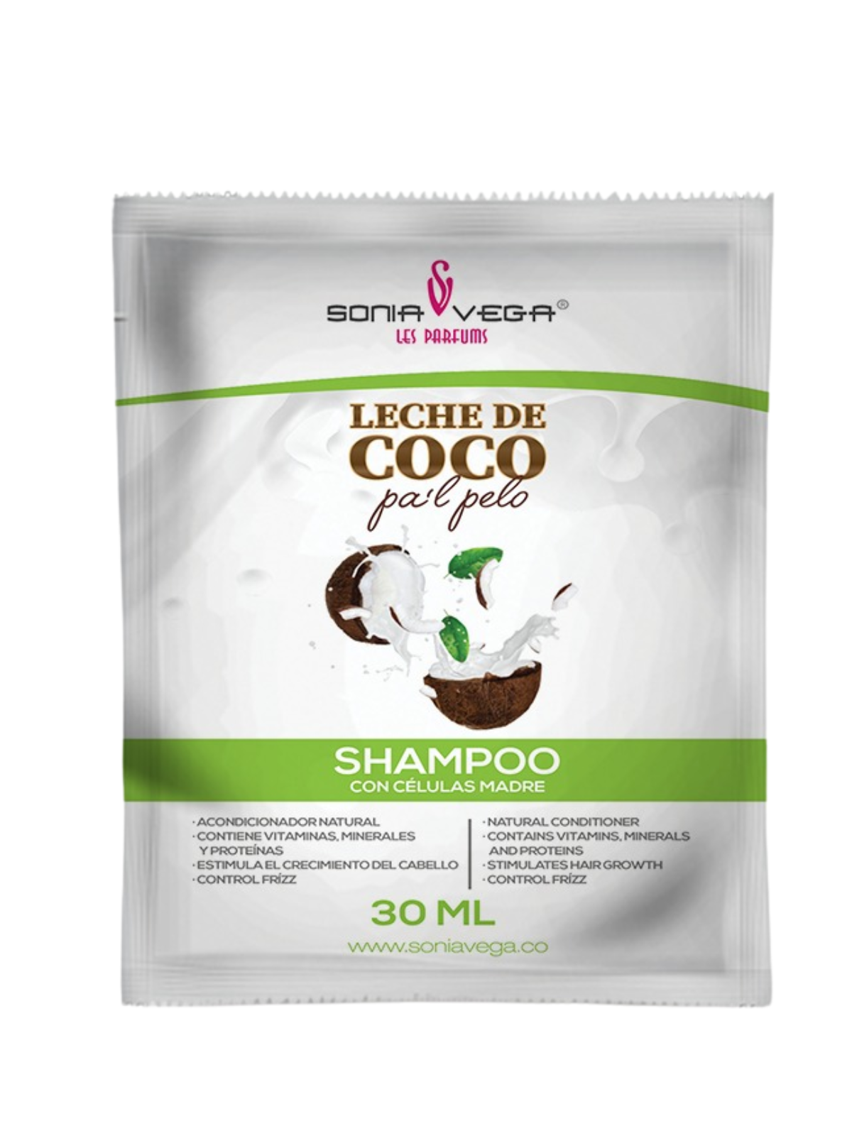 SHAMPOO SONIA VEGA LECHE DE COCO 30 ML (*24)