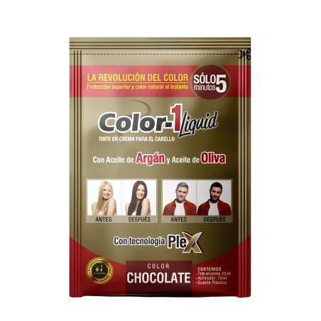 TINTE CAPILAR COLOR-1 LIQUID CHOCOLATE 15 ML (*36)