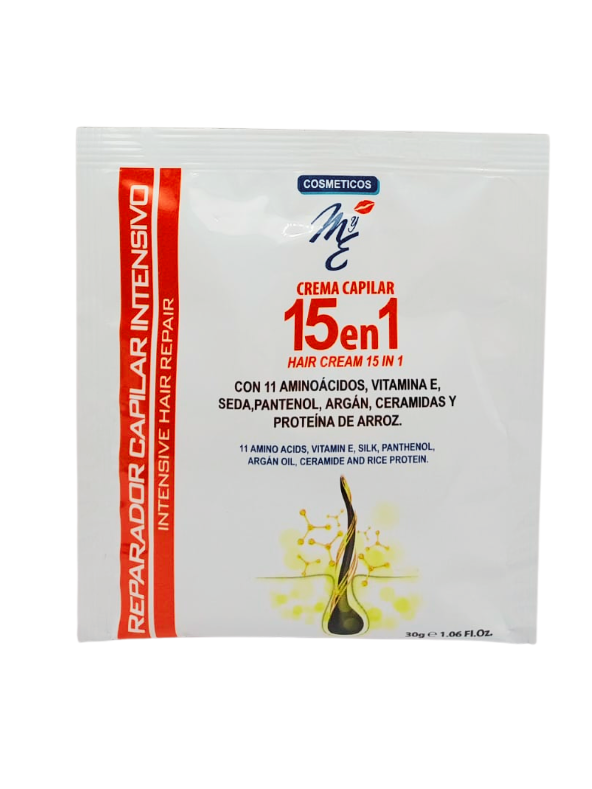 TRATAMIENTO  MYE EN CREMA 15 EN 1 REPARACION CAPILAR 30 G
