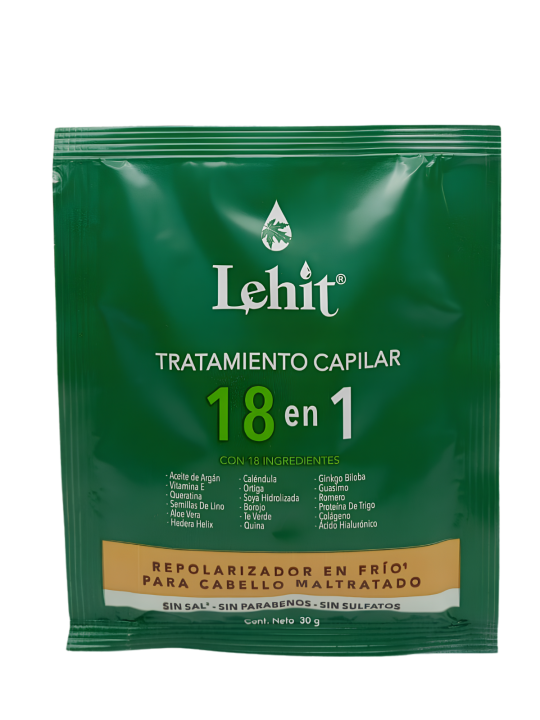 TRATAMIENTO LEHIT 18 EN 1 REPOLARIZADOR 30GR (*20)