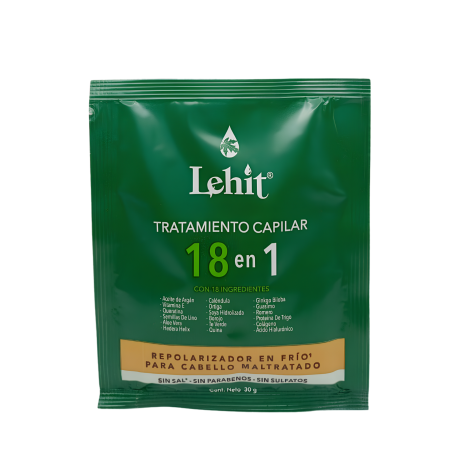TRATAMIENTO LEHIT 18 EN 1 REPOLARIZADOR 30GR (*20)