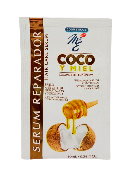 SERUM CAPILAR MYE COCO Y MIEL REPARADOR 10 ML