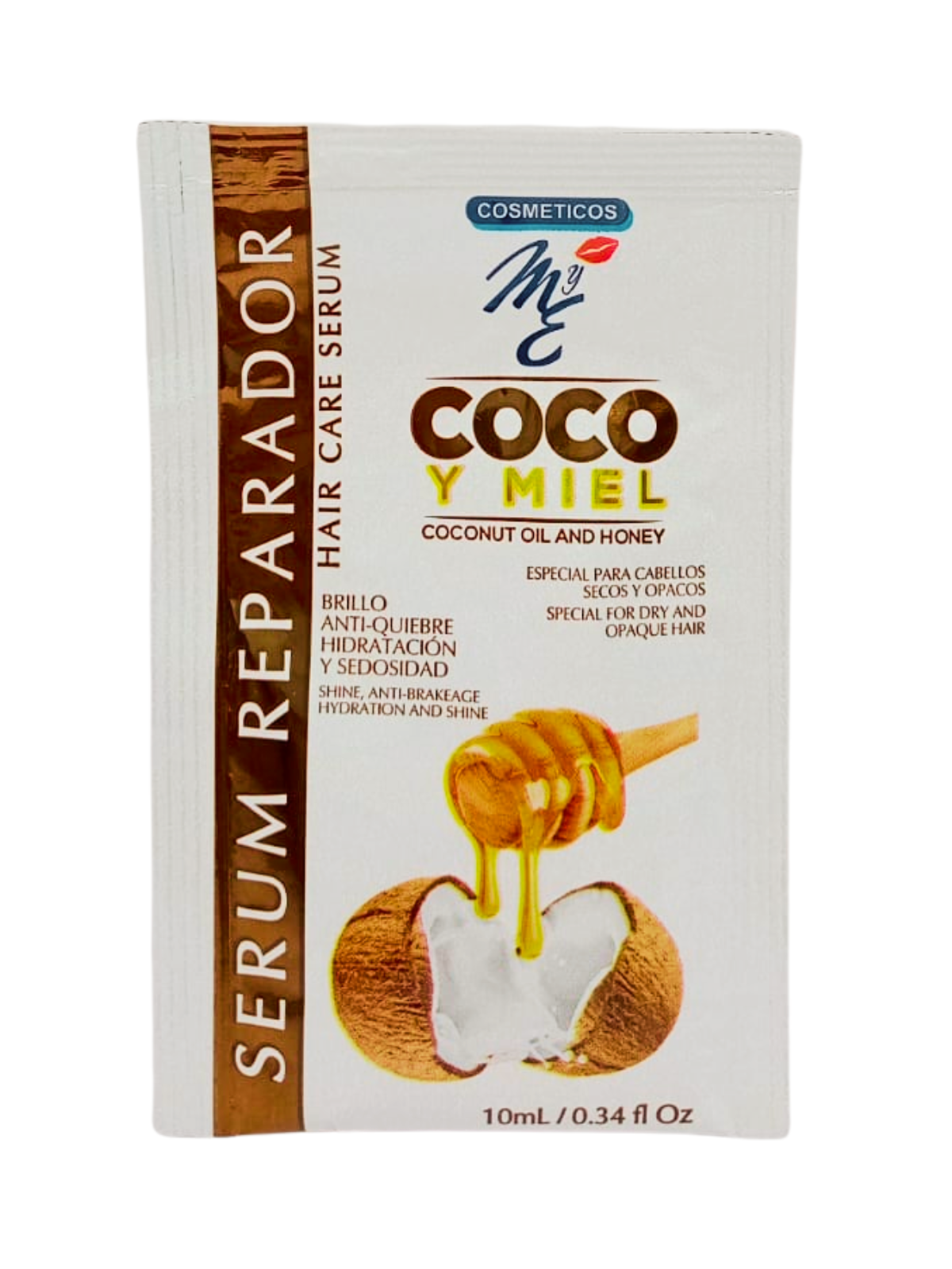 SERUM CAPILAR MYE COCO Y MIEL REPARADOR 10 ML