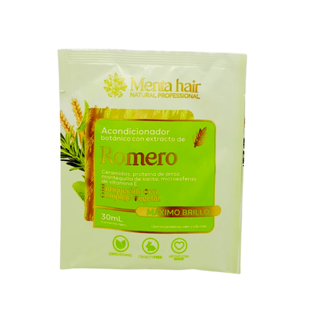 ACONDICIONADOR MENTA HAIR ROMERO 30 ML (*24)