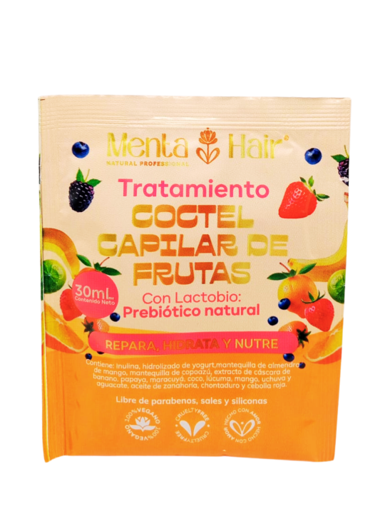 TRATAMIENTO MENTA HAIR COCTEL CAPILAR DE FRUTAS 30 ML