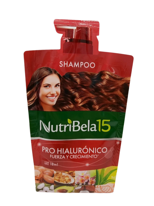 SHAMPOO NUTRIBELA 15 PRO HIALURONICO 18 ML (*12)