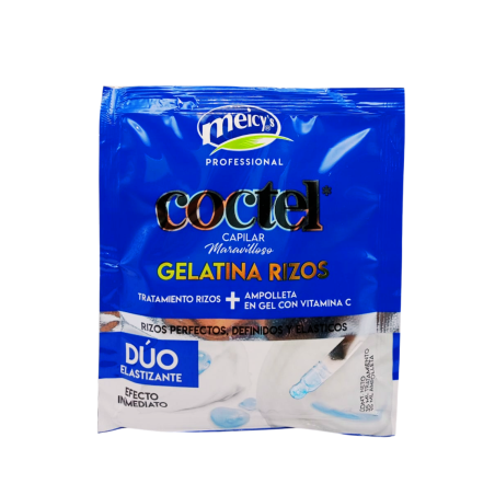 TRATAMIENTO CAPILAR MEICYS COCTEL DUO ELASTIZANTE GELATINA RIZOS 50 ML (*12)
