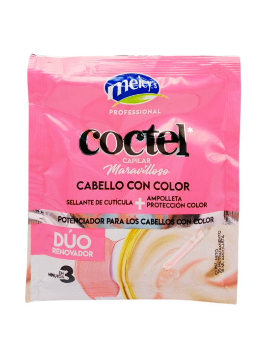 TRATAMIENTO CAPILAR MEICYS COCTEL DUO RENOVADOR CABELLO CON COLOR 50 ML (*12)