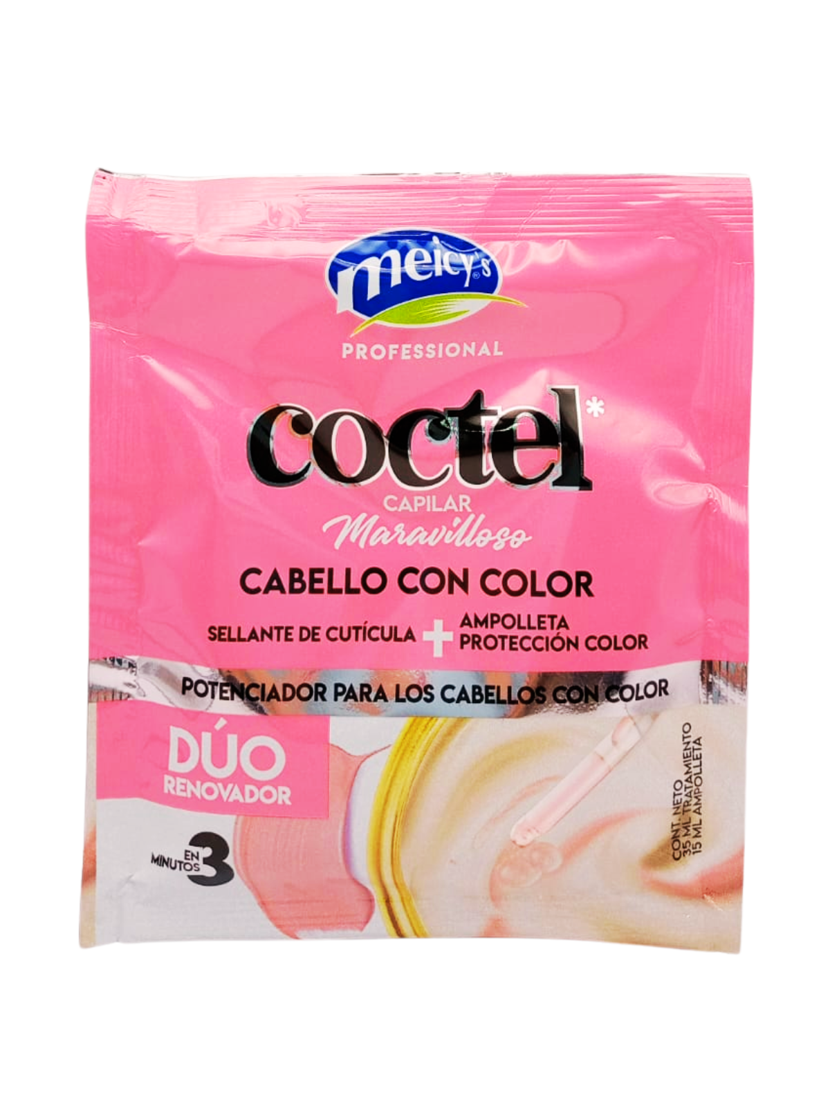 TRATAMIENTO CAPILAR MEICYS COCTEL DUO RENOVADOR CABELLO CON COLOR 50 ML (*12)
