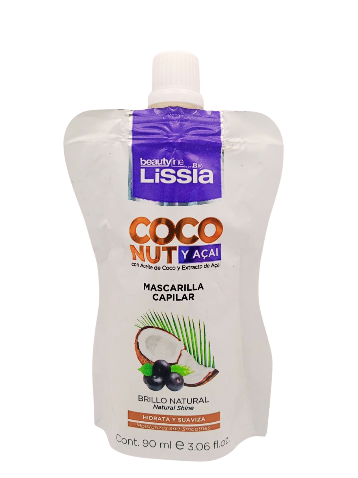 MASQ CAPILAR LISSIA COCONUT Y ACAI 90 ML (*12)