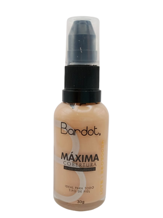 BASE BARDOT MAXIMA COBERTURA N. 4 DURAZNO 30 GR