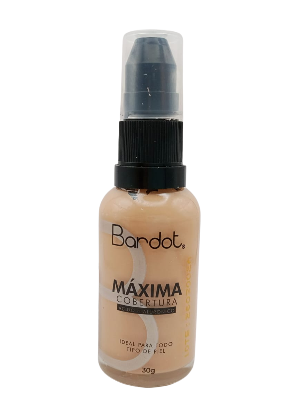 BASE BARDOT MAXIMA COBERTURA N. 4 DURAZNO 30 GR
