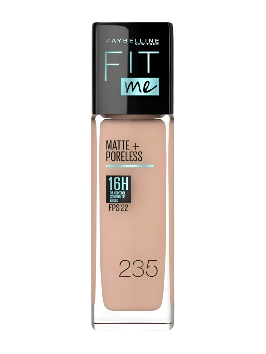 BASE MAYBELLINE FIT ME MATE 235 PURE BEIGE 30 ML VIDRIO