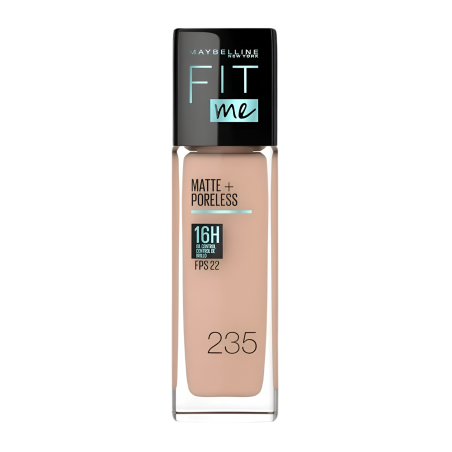 BASE MAYBELLINE FIT ME MATE 235 PURE BEIGE 30 ML VIDRIO