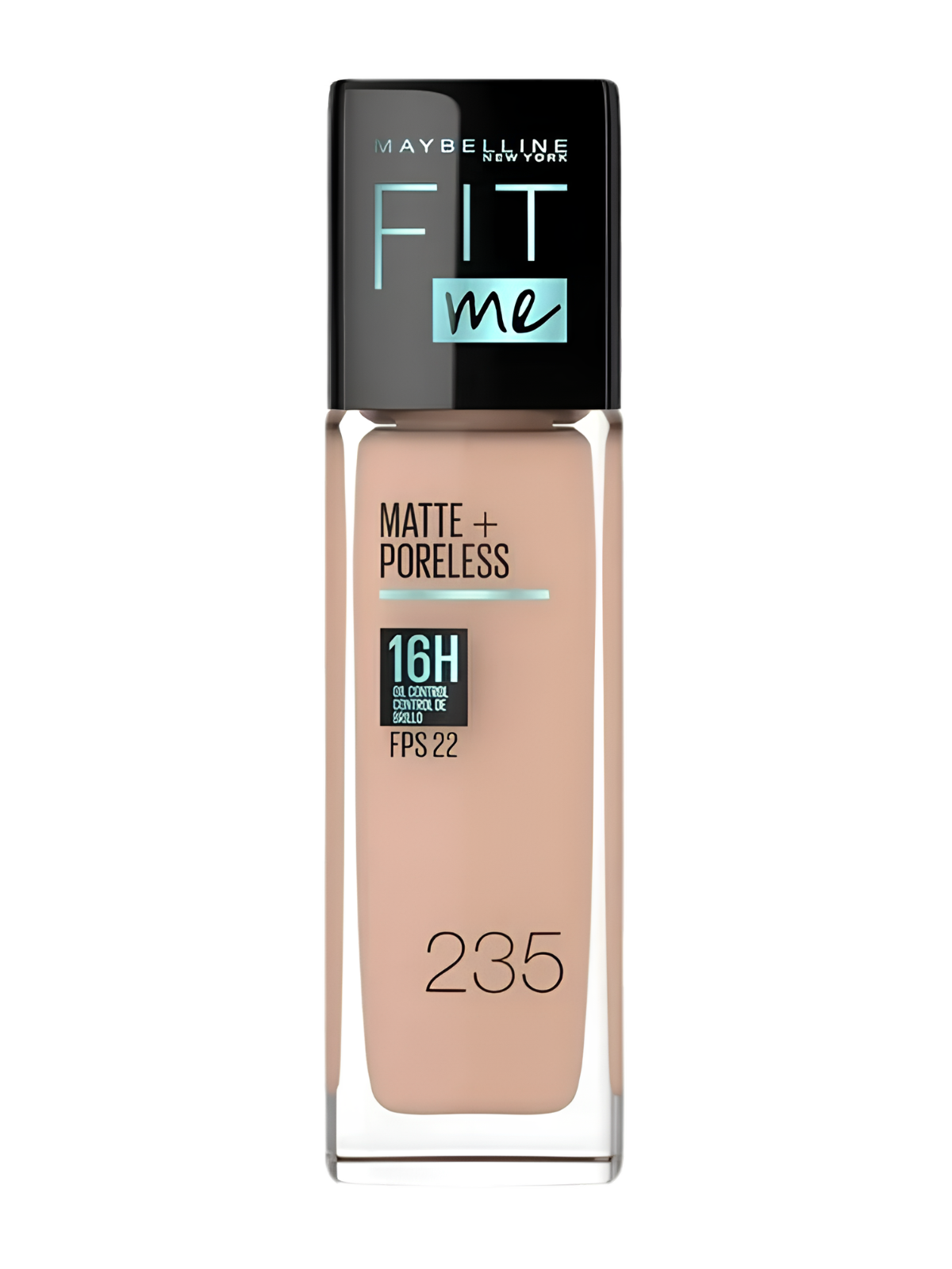 BASE MAYBELLINE FIT ME MATE 235 PURE BEIGE 30 ML VIDRIO