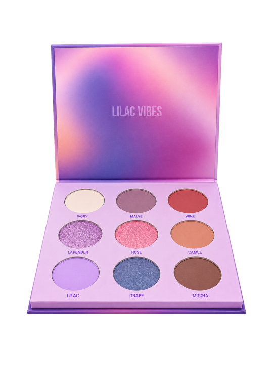 PALETA SOMBRAS SAMY 9T 01 LILAC VIBES 11GR