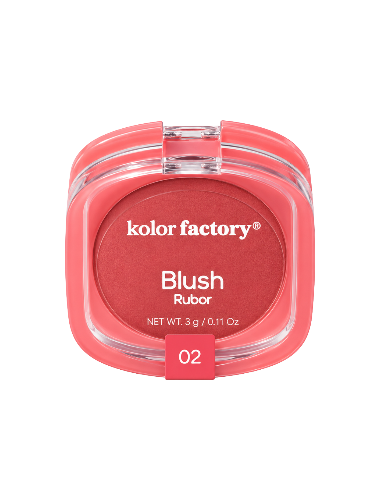RUBOR COMPACTO KOLOR FACTORY 3 GR 02