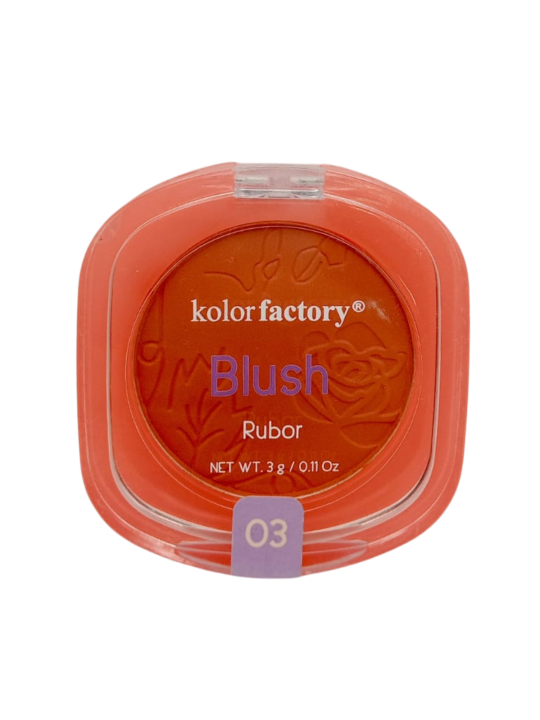 RUBOR COMPACTO KOLOR FACTORY 3 GR 03