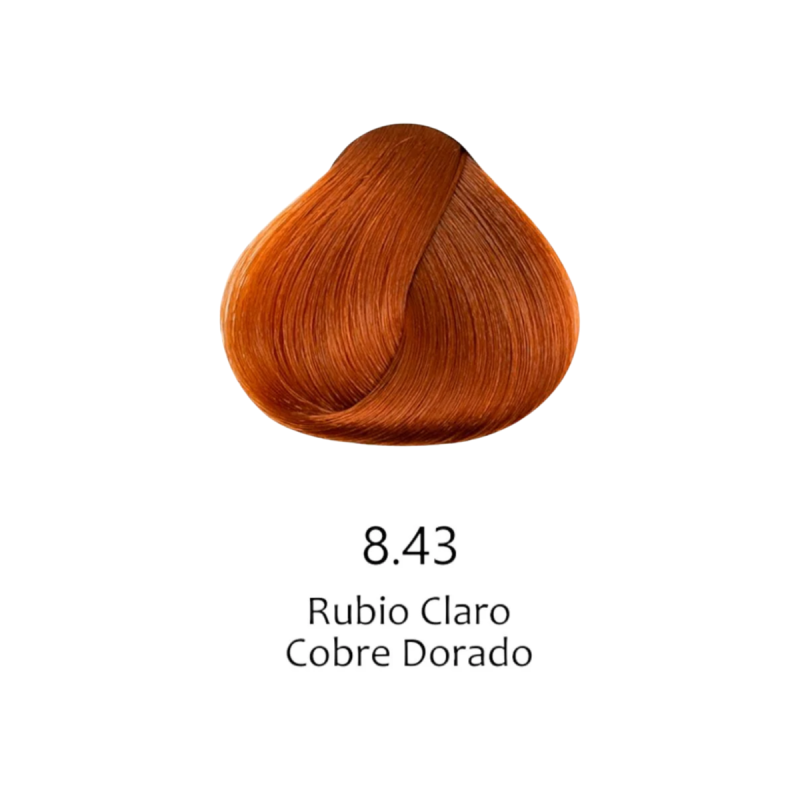 TINTE HIPERTONE 8.43 RUBIO CLARO COBRE DORADO 60ML