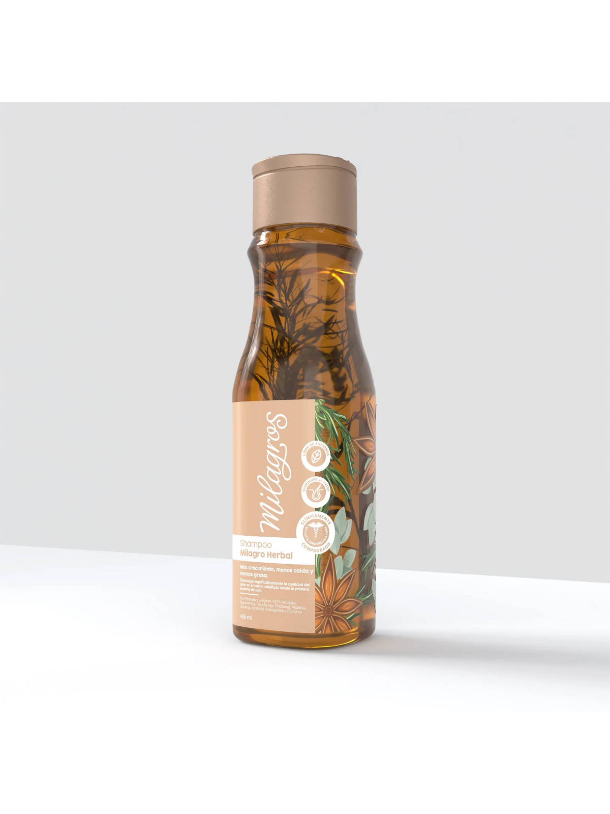 SHAMPOO MILAGROS HERBAL 450 ML
