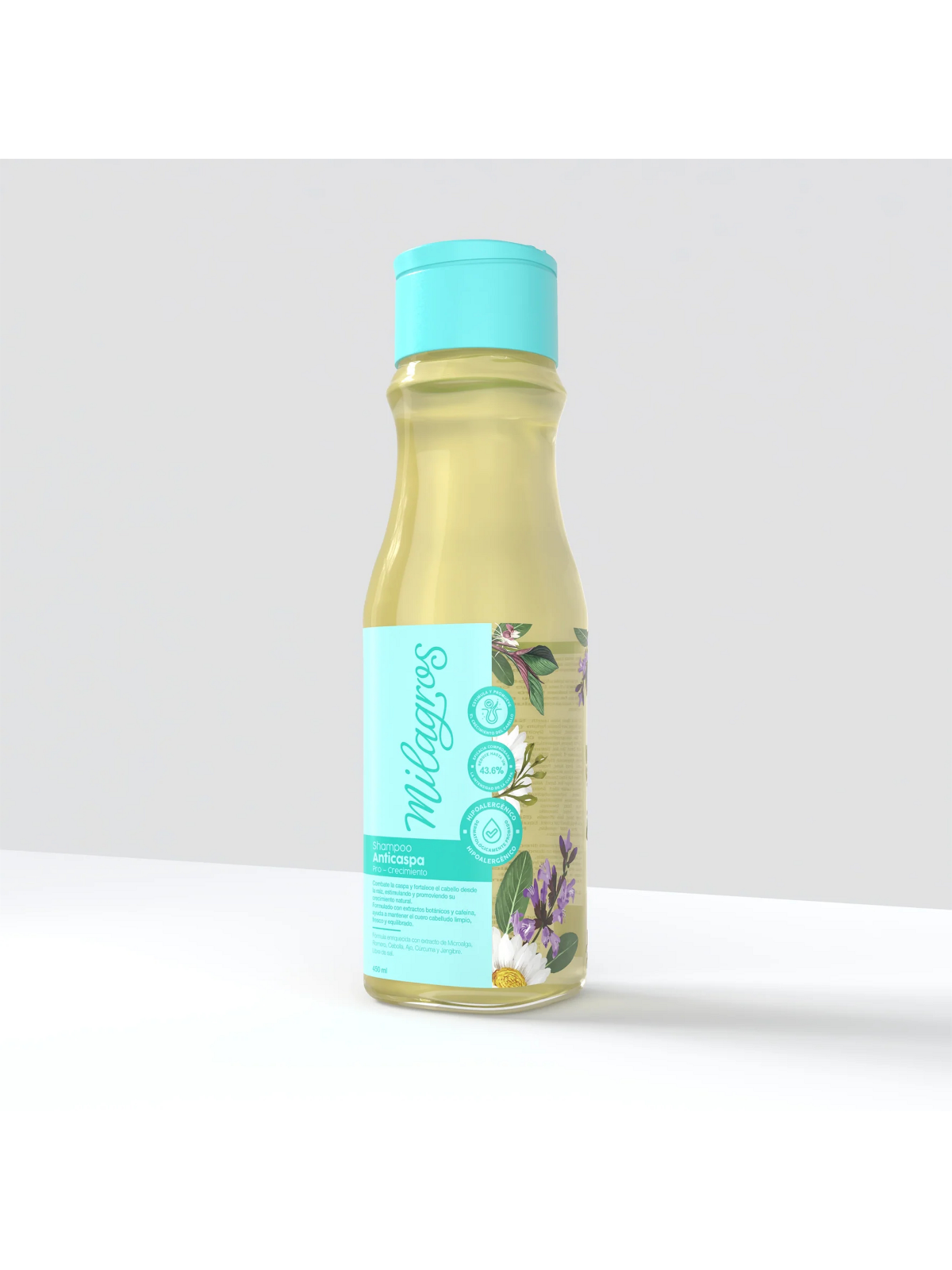 SHAMPOO MILAGROS ANTICASPA PRO -CRECIMIENTO 450ML