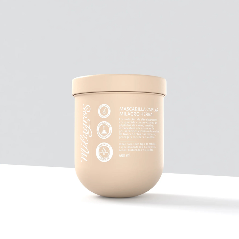 TRATAMIENTO CAPILAR MILAGROS HERBAL 450 GR