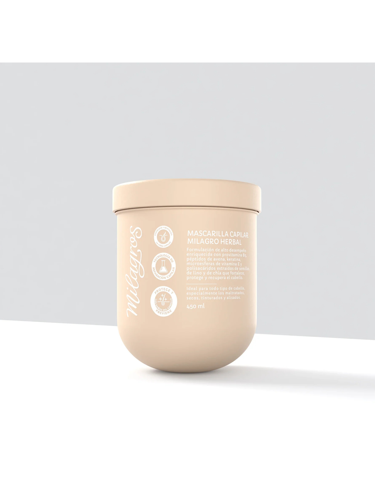 TRATAMIENTO CAPILAR MILAGROS HERBAL 450 GR