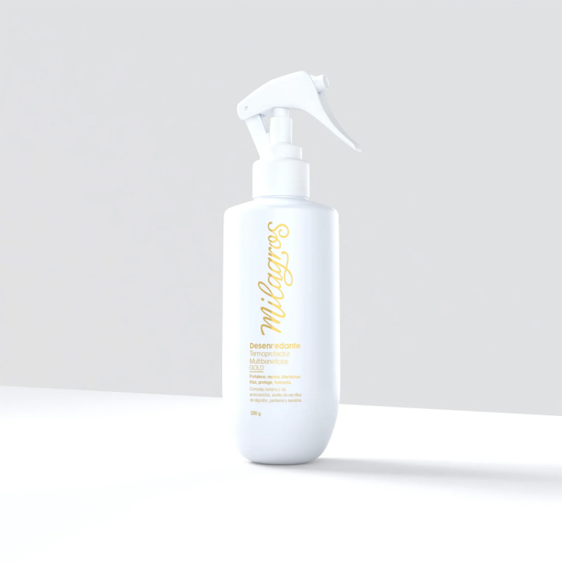 DESENREDANTE TERMOPROTECTOR MULTIBENEFICIOS MILAGROS GOLD X250GR