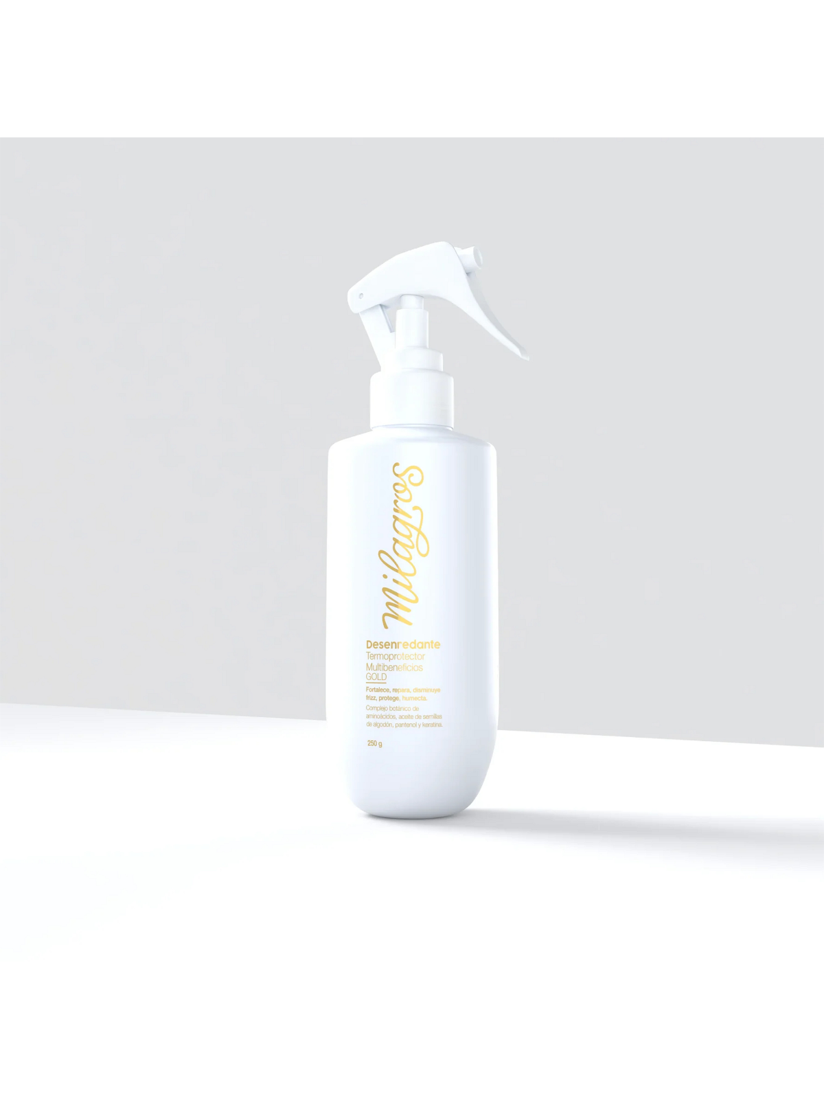 DESENREDANTE TERMOPROTECTOR MULTIBENEFICIOS MILAGROS GOLD X250GR
